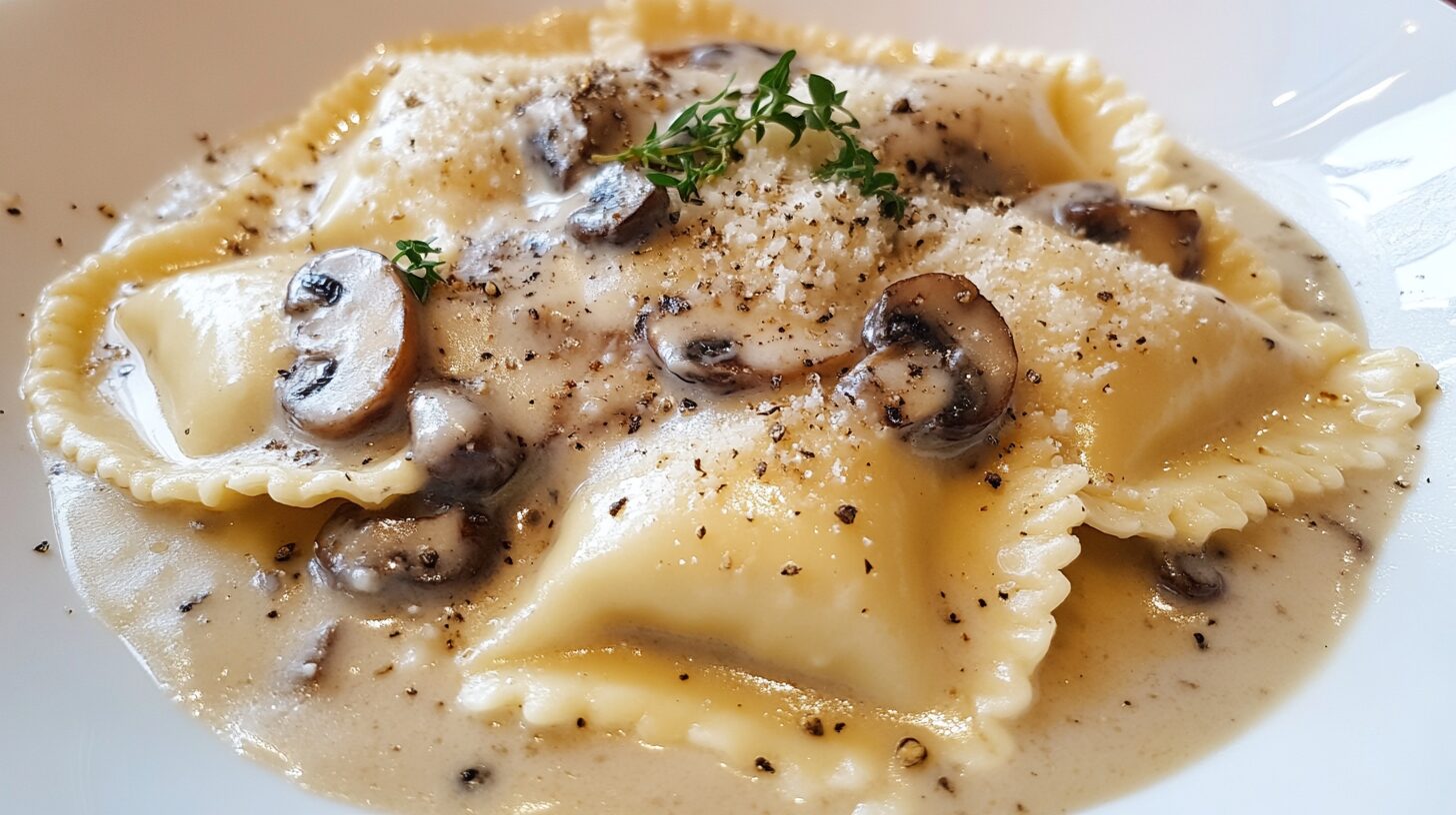 Mushroom & Ricotta Ravioli